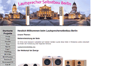 Desktop Screenshot of lautsprecher-berlin.de