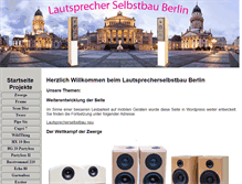Tablet Screenshot of lautsprecher-berlin.de